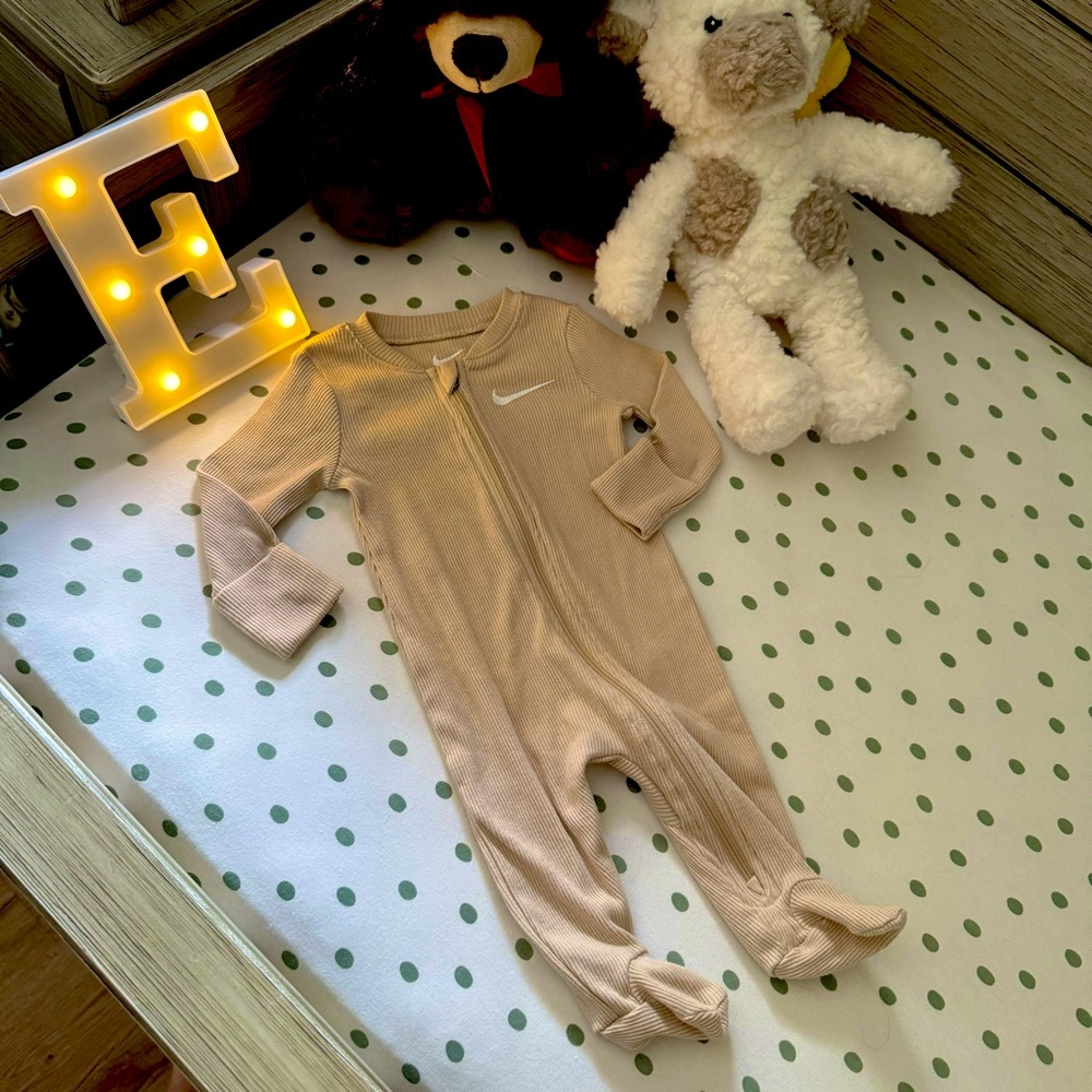 Nike one piece footed pajamas pjs baby infant